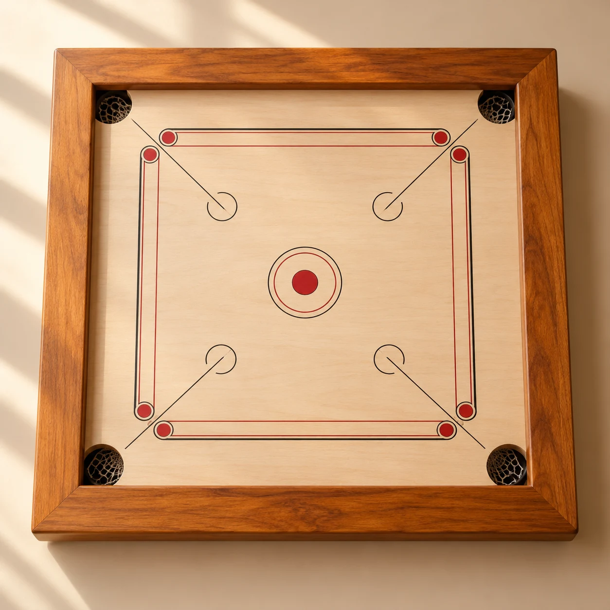 Compact Carrom Board